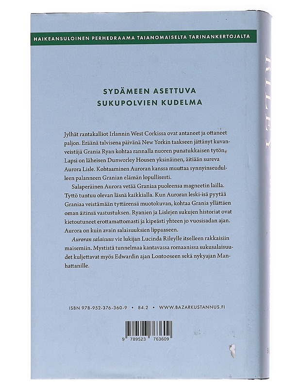 Auroran salaisuus - Lucinda Riley - Romaanit ja novellit - 10105554595 - 1