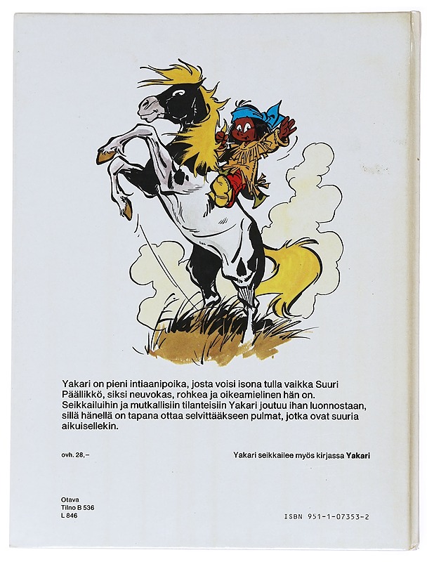 Yakari ja Valkoinen Biisoni - Derib - Sarjakuvat - 10105554606 - 1
