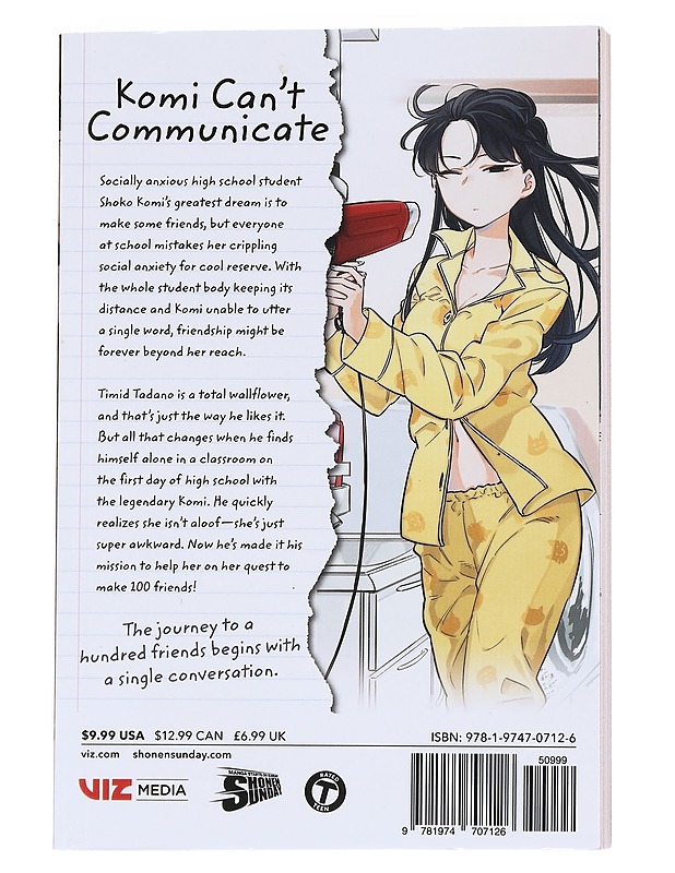 Komi can't communicate. Vol. 1 - Oda, Tomohito - Sarjakuvat - 10105554617 - 1