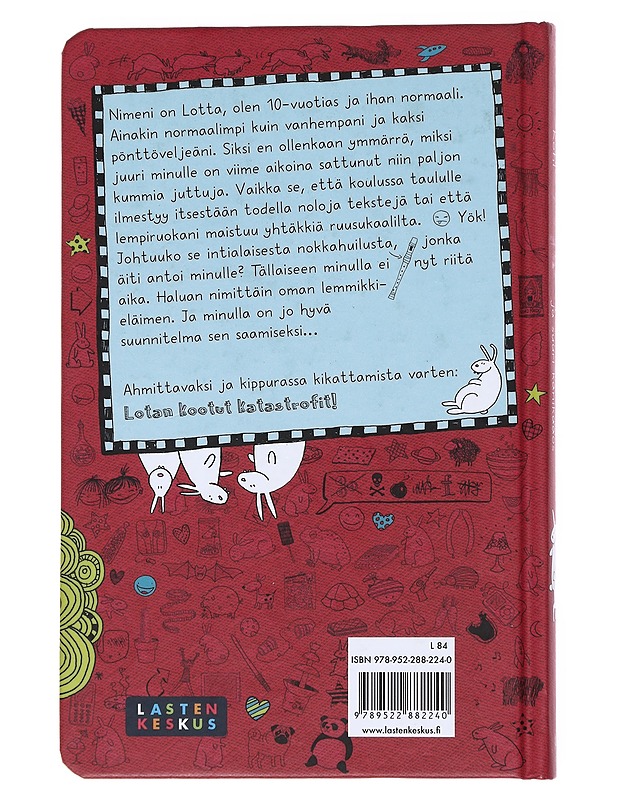 Lotta Levoton ja suuri kanikaaos - Pantermüller, Alice - Lastenkirjat - 10105554621 - 1