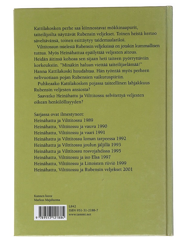 Heinähattu, Vilttitossu ja Rubensin veljekset - Nopola, Sinikka - Lastenkirjat - 10105554627 - 1