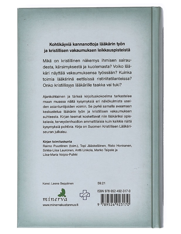 Usko, toivo ja terveys : kristillinen usko ja lääkärin työ - Puustinen, Raimo - Tietokirjat ja oppaat - 10105554636 - 1