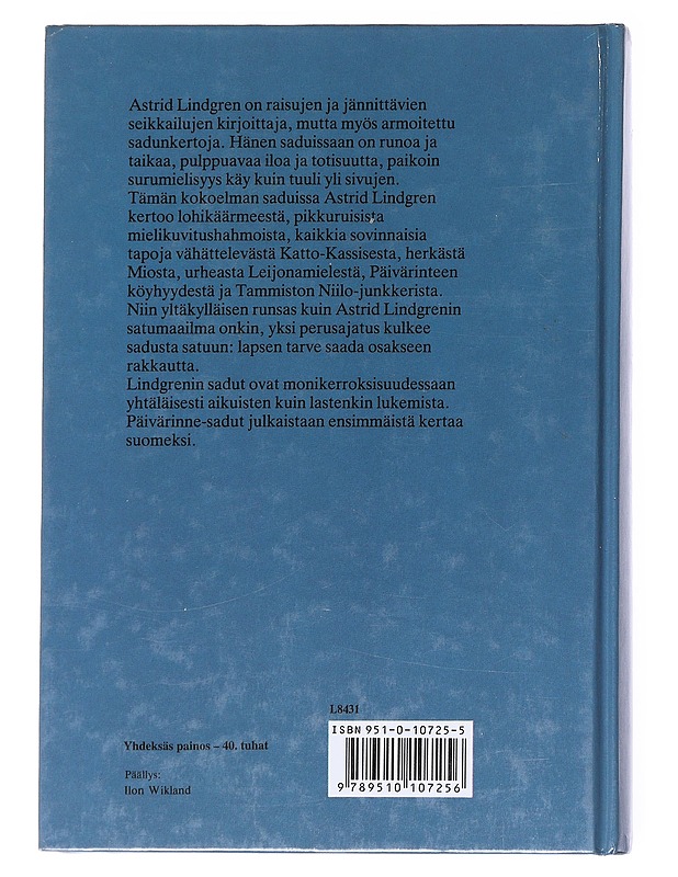 Satuja - Astrid Lindgren - Lastenkirjat - 10105554653 - 1