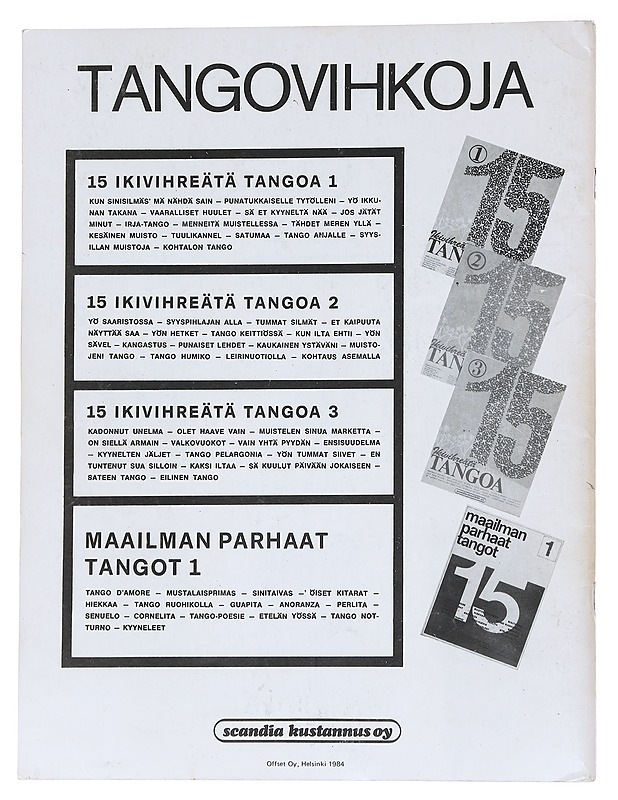 Tunnetuimmat suomalaiset valssit - nuottivihko - Musiikki- ja elokuvakirjat - 10105554670 - 1