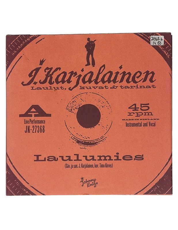 Laulumies - J. Karjalainen - Elämäkerrat ja muistelmat - 10105554681 - 0