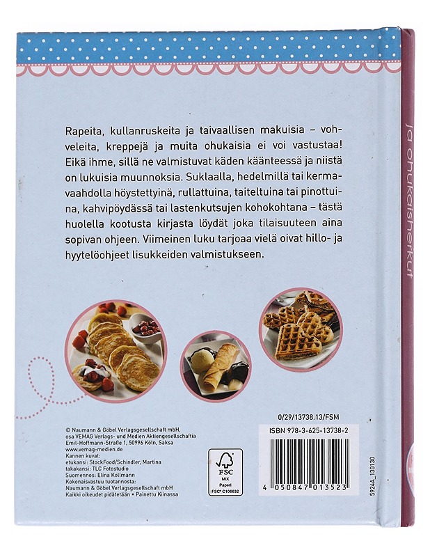 Vohveli- ja ohukaisherkut - Birgitta Wernbro Augustsson - Ruokakirjat - 10105554717 - 1