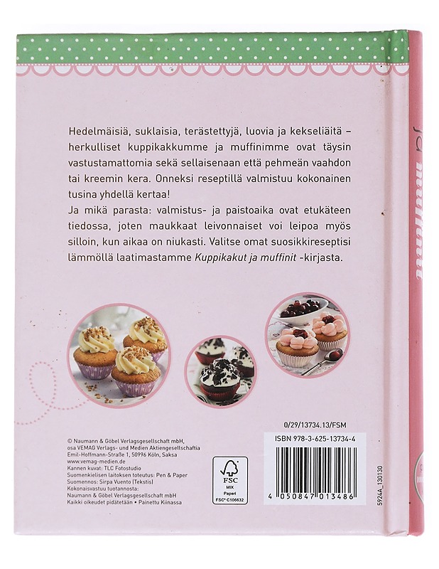 Kuppikakut ja muffinit - Ruokakirjat - 10105554736 - 1