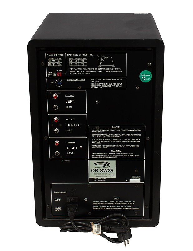 OR SW 35 -subwoofer-aktiivikaiutin - Audio - 10105554742 - 2