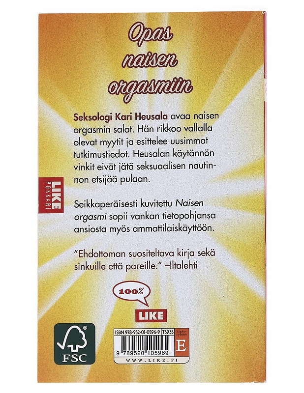 Naisen orgasmi - Kari Heusala - Tietokirjat ja oppaat - 10105554790 - 1