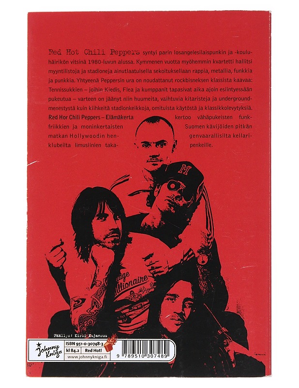 Red Hot Chili Peppers / elämäkerta - Thompson, Dave - Elämäkerrat ja muistelmat - 10105554795 - 1