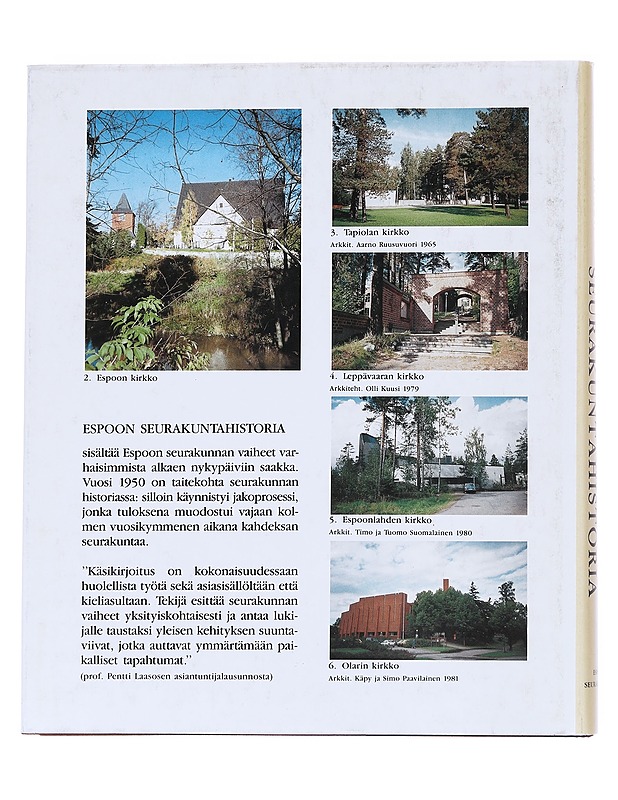 Espoon Seurakuntahistoria -Ojanen, Eeva - Historiakirjat - 10105554873 - 1
