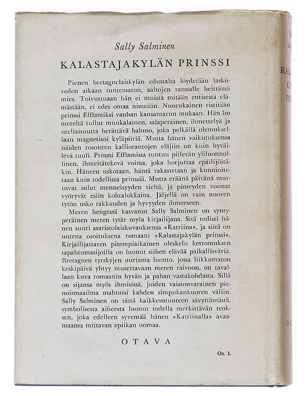 Kalastajakylän prinssi - Sally Salminen - Romaanit ja novellit - 10105554879 - 1