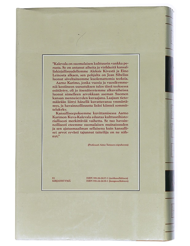 KUVA-KALEVALA - KALEVALA , SUOMI - Historiakirjat - 10105554900 - 1