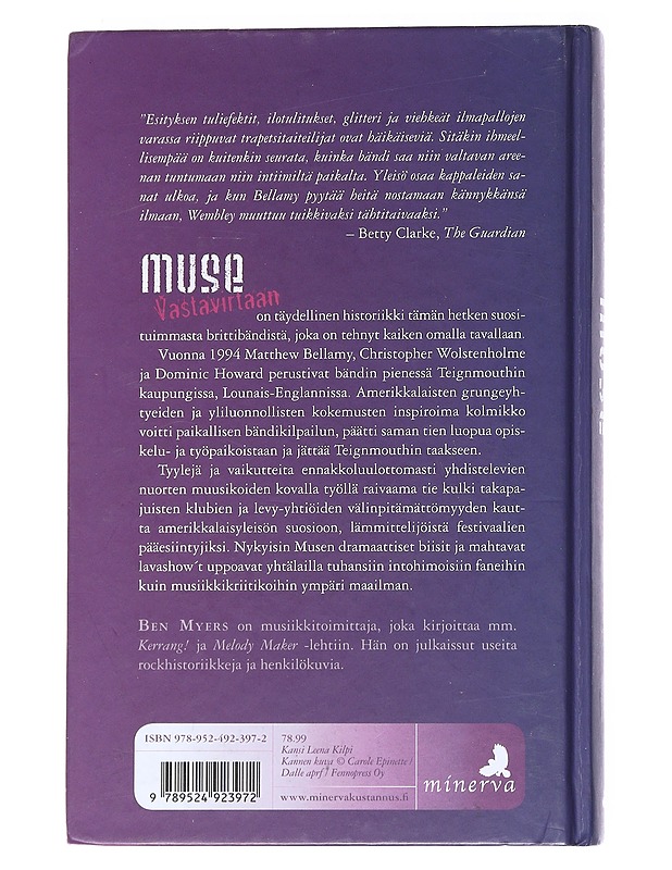 Muse / vastavirtaan - Ben Myers - Elämäkerrat ja muistelmat - 10105554907 - 1