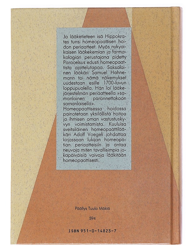 Homeopaattisen hoidon aakkoset - Voegeli, Adolf - Tietokirjat ja oppaat - 10105554918 - 1