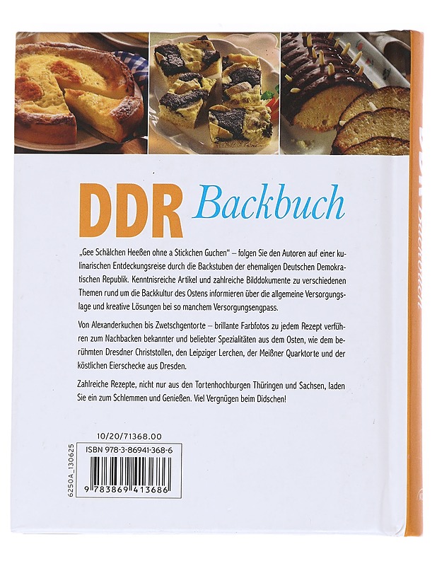 DDR Backbuch - Barbara und Hans Otzen - Tietokirjat ja oppaat - 10105554953 - 1