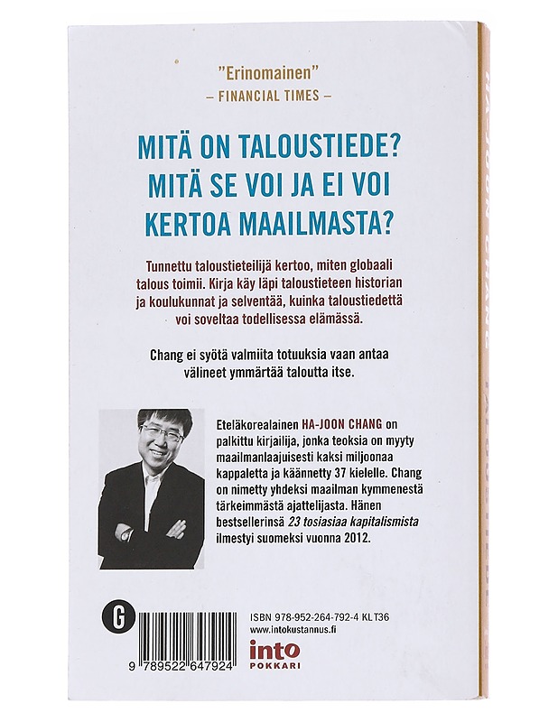 Taloustiede : käyttäjän opas - Chang, Ha-Joon - Historiakirjat - 10105554991 - 1
