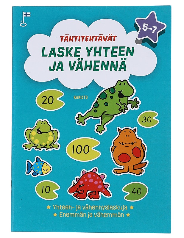 Laske yhteen ja vähennä : tähtitehtävät - Lastenkirjat - 10105555025 - 0