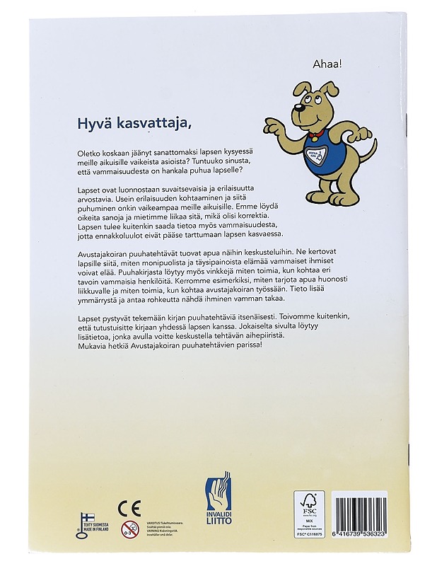 Avustajakoiran puuhatehtävät - Laakso, Elina - Lastenkirjat - 10105555058 - 1