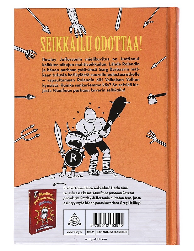 Maailman parhaan kaverin seikkailu / kirjoittanut Rowley Jefferson - Kinney, Jeff - Nuorten kirjat - 10105555073 - 1