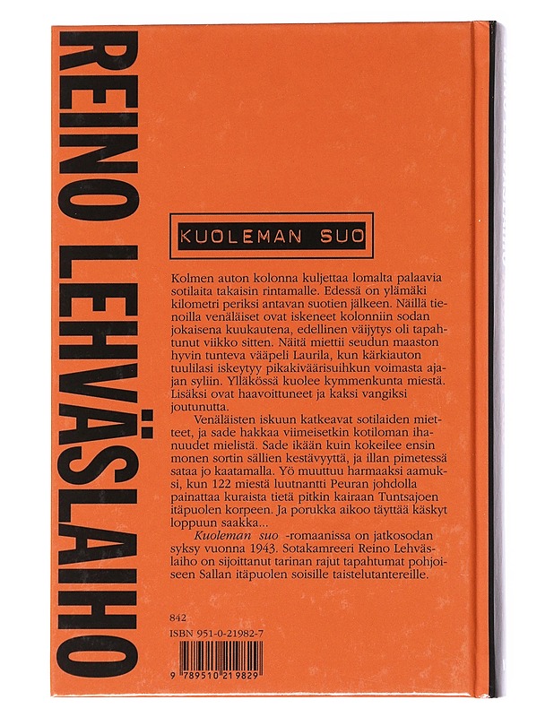 Kuoleman suo / romaani - Reino Lehväslaiho - Romaanit ja novellit - 10105555090 - 1