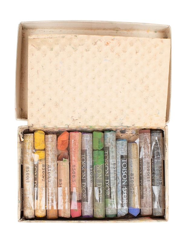 TOISON D'OR pastelliliidut vintage, 12 kpl - Askartelu - 10105555143 - 1