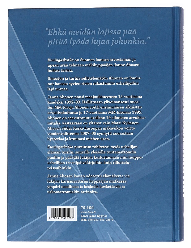 Kuningaskotka - Janne Ahonen, Pekka holopainen - Elämäkerrat ja muistelmat - 10105555198 - 1