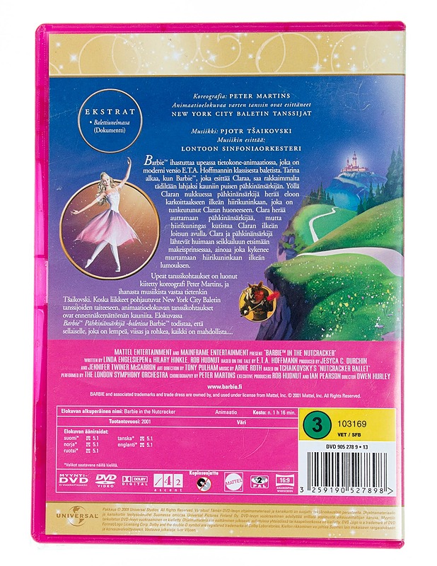 Barbie : Pähkinänsärkijä-baletissa - DVD - DVD-elokuvat - 10105555357 - 1