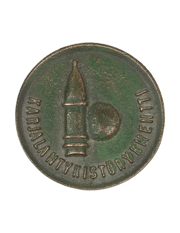 Karjalantykistörykmentti muistomitali - Koriste-esineet - 10105555359 - 1