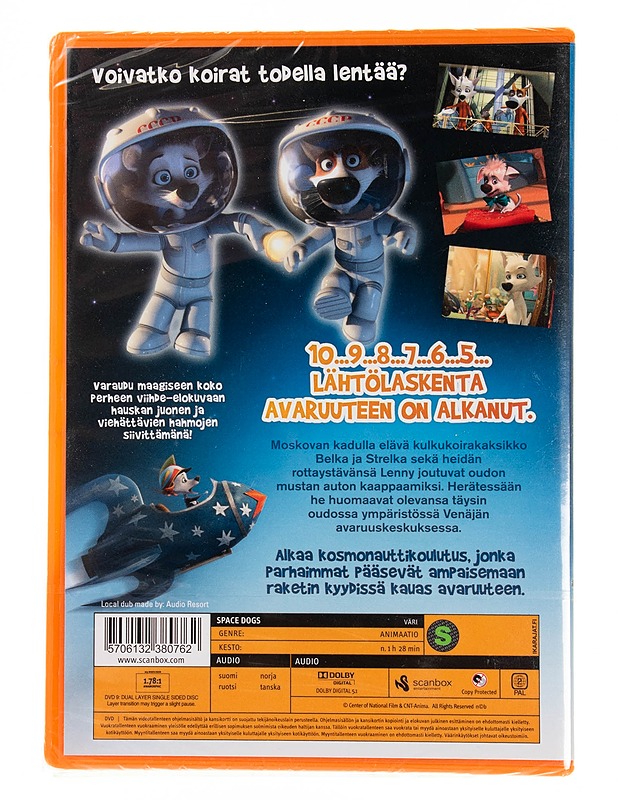 Space dogs - DVD - DVD-elokuvat - 10105555411 - 1