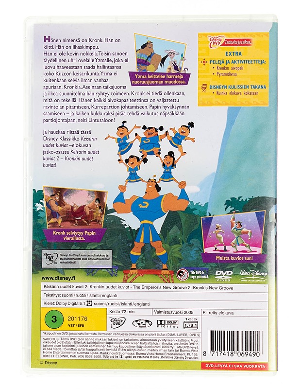 Disney : Keisarin uudet kuviot 2 : Kronkin uudet kuviot - DVD - DVD-elokuvat - 10105555443 - 1