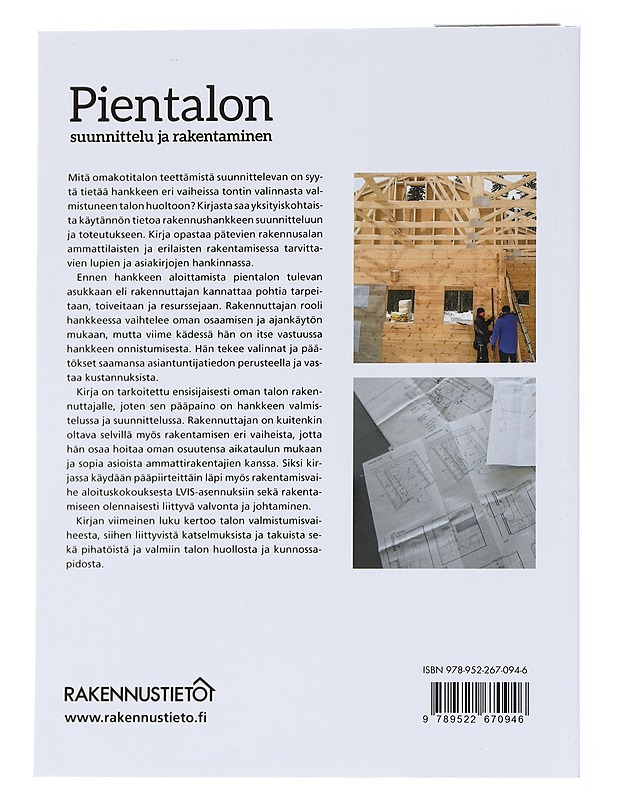 Pientalon suunnittelu ja rakentaminen - Sahlstedt, Satu - Tietokirjat ja oppaat - 10105555444 - 1