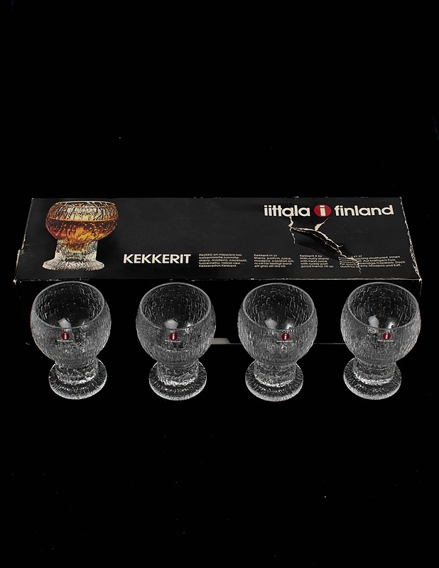 IITTALA Kekkerit Paukku lasi, 11 cl - 4 kpl - Designsuosikit - 10105555458 - 0