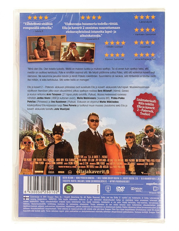 Ella ja kaverit 2 : Paterock - DVD - DVD-elokuvat - 10105555464 - 1