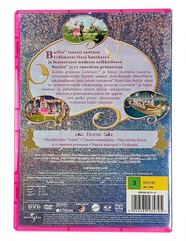 Barbie ja 12 tansivaa prinsessaa - DVD - DVD-elokuvat - 10105555546 - 1