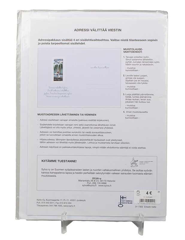 Adressi ja kirjekuori - Askartelu - 10105555582 - 1