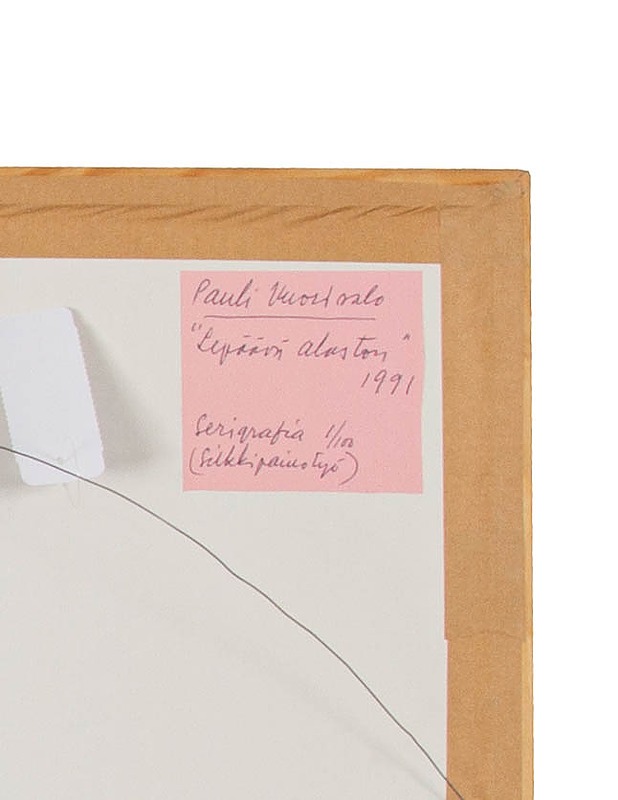 PAULI VUORISALO Lepäävä Alaston -silkkipainotyö - Taulut ja julisteet - 10105555589 - 3
