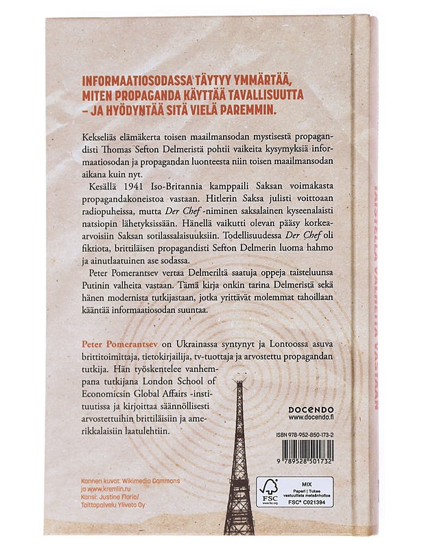 Totuudella ei voi taistella valheita vastaan - Peter Pomerantsev - Elämäkerrat ja muistelmat - 10105555630 - 1