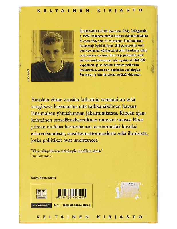 Ei enää Eddy - Louis, Édouard - Romaanit ja novellit - 10105555631 - 1