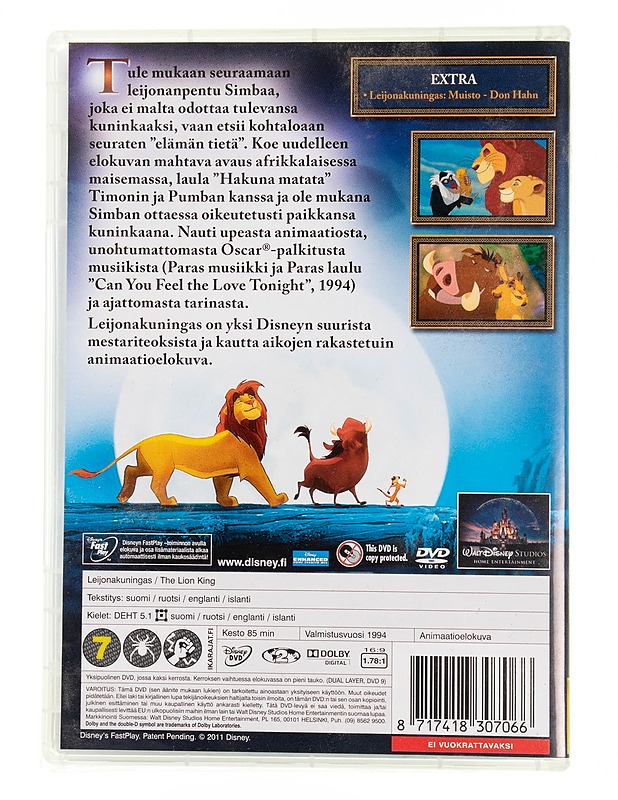 Disney : Leijonakuningas - DVD - DVD-elokuvat - 10105555632 - 1