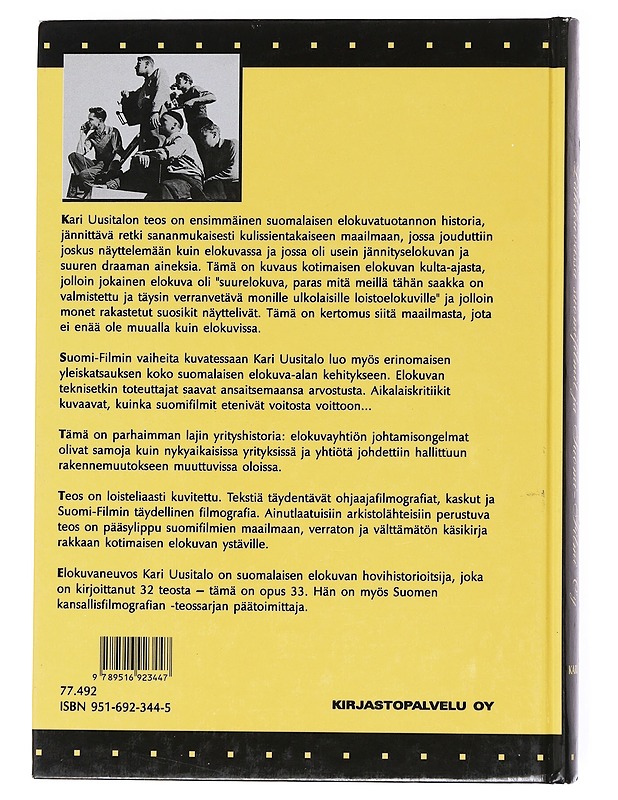 Kuvaus - kamera - käy! - Uusitalo, Kari - Historiakirjat - 10105555638 - 1