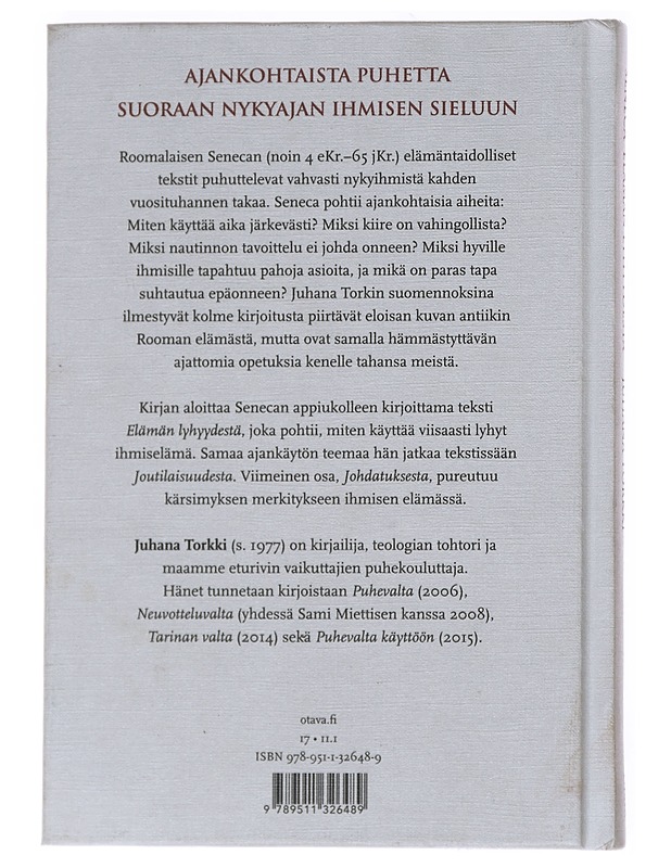 Elämän lyhyydestä - Seneca ; Juhana Torkki - Tietokirjat ja oppaat - 10105555643 - 1