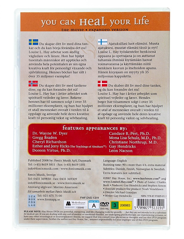 You can heal your life - DVD - DVD-elokuvat - 10105555653 - 1