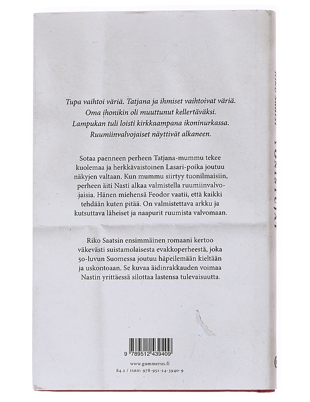 Yönistujat - Riko Saatsi - Romaanit ja novellit - 10105555652 - 1