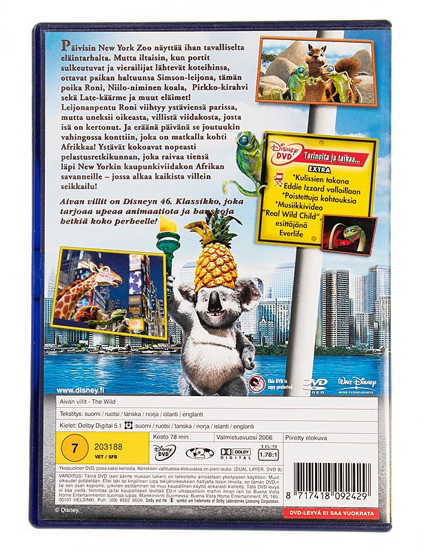 Disney : Aivan villit - DVD - DVD-elokuvat - 10105555676 - 1