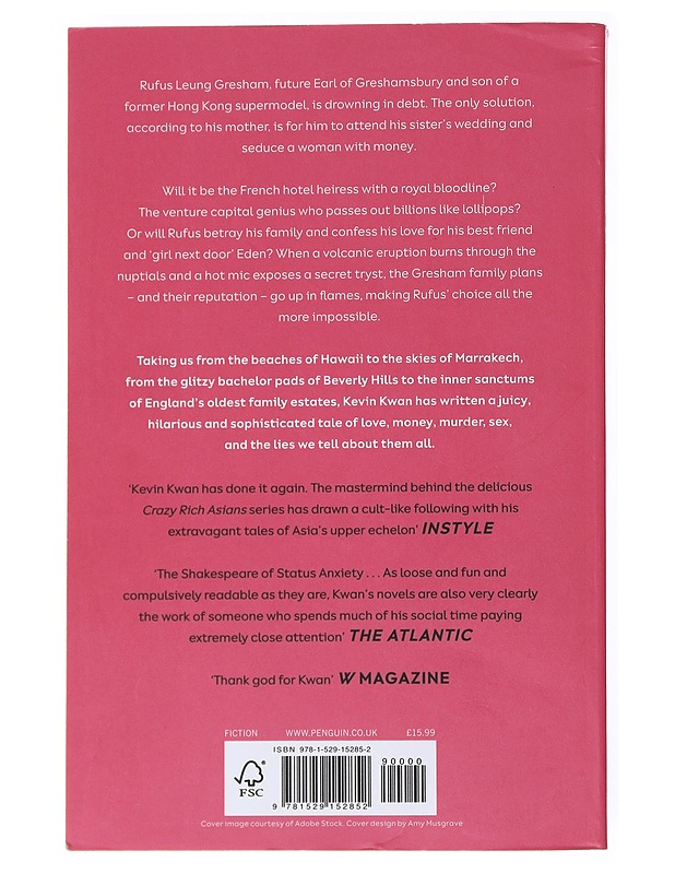 Lies and Weddings - Kevin Kwan  - Romaanit ja novellit - 10105555688 - 1