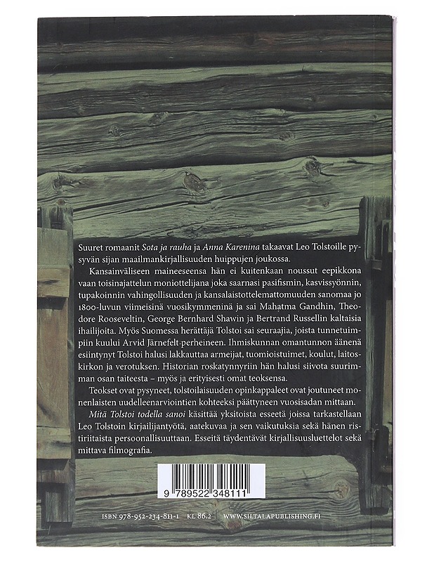 Mitä Tolstoi todella sanoi - Anhava, Martti - Elämäkerrat ja muistelmat - 10105555686 - 1