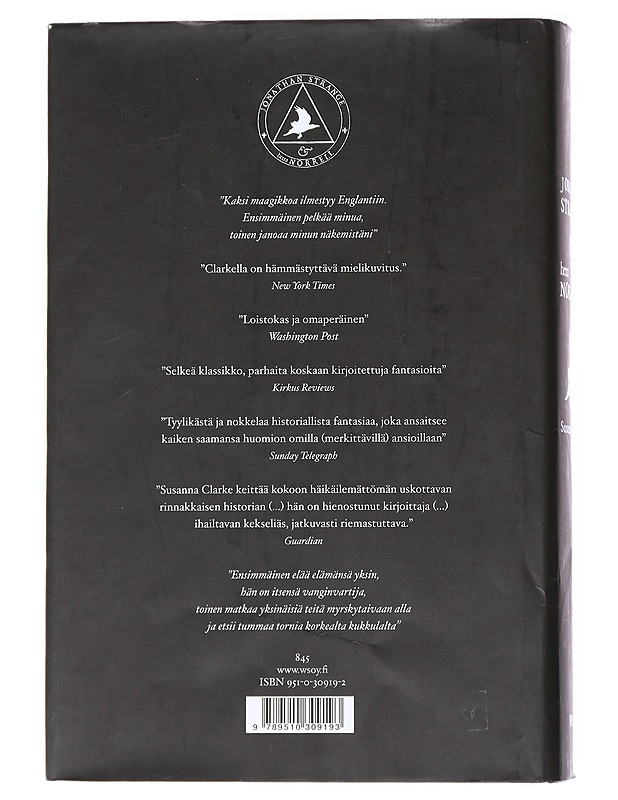 Jonathan Strange & herra Norrell - Susanne Clarke - Fantasia- ja scifi - 10105555696 - 1