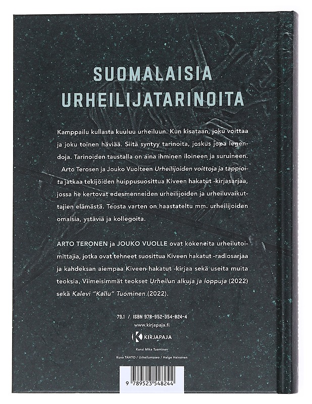 Urheilijoiden voittoja ja tappioita - Arto Teronen - Elämäkerrat ja muistelmat - 10105555719 - 1