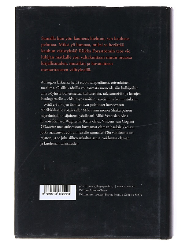 Yön valtakunta - Riikka Forsström - Historiakirjat - 10105555726 - 1